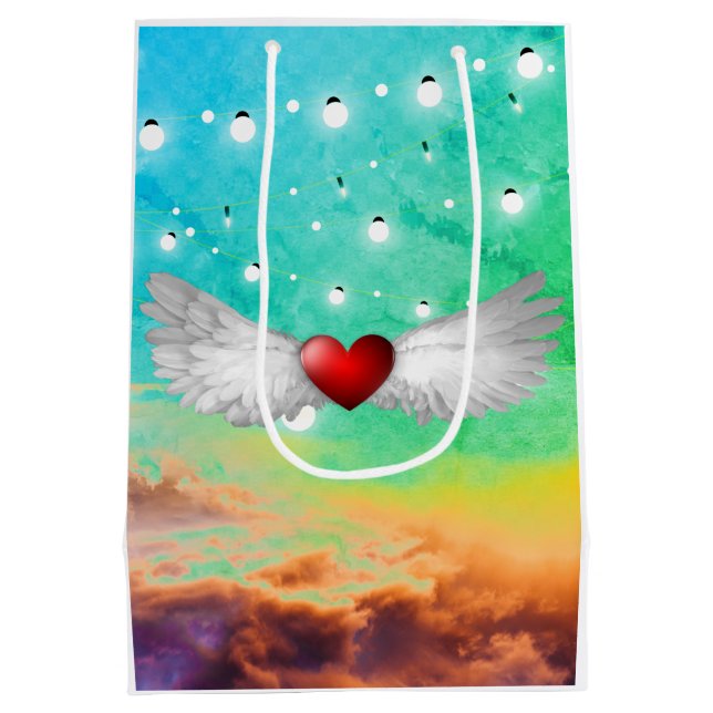 Moyen ART ORIGINAL Sac cadeau à chaleur WINGINAL (Dos)