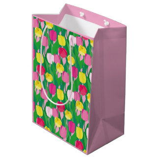 Moyen Belles tulipes. Sac Cadeau