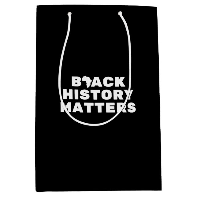 Moyen Black History Matters Medium Cadeau sac (Devant)