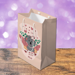 Moyen Cartoon adorable Sac cadeau Koala