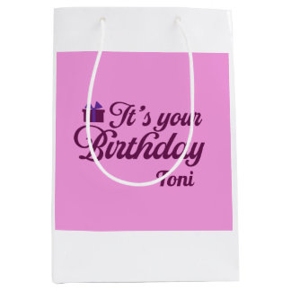 Moyen C'est votre sac cadeau d'anniversaire