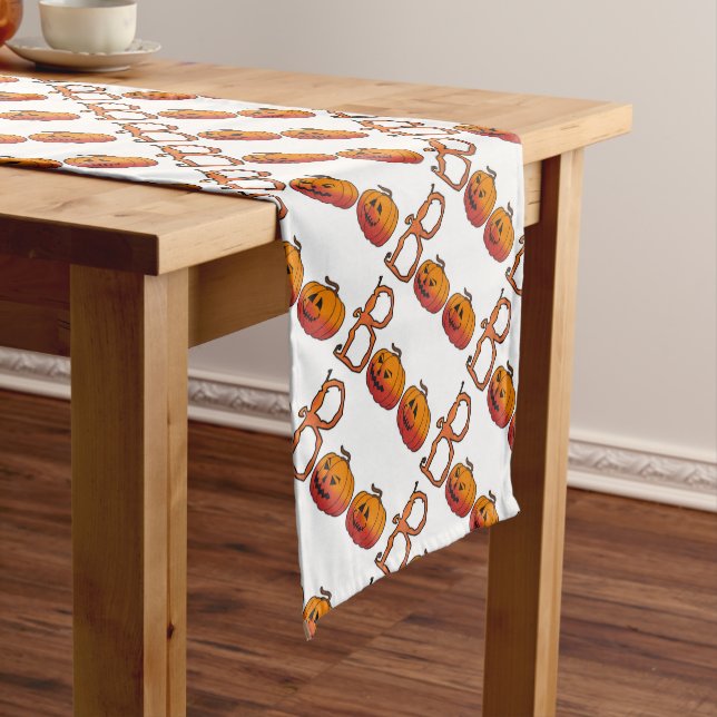 Moyen Chemin de table Halloween  14" X 72"/Boo (In Situ)