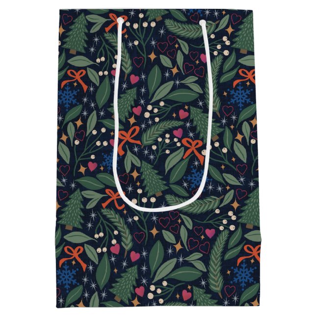 Moyen Coeur de la forêt - Sac cadeau (Dos)