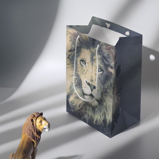 Moyen COSMIC LION KING | Sac cadeau personnalisé (Créateur téléchargé)