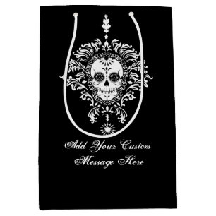 Moyen Damassé morte - sac fait sur commande de cadeau d