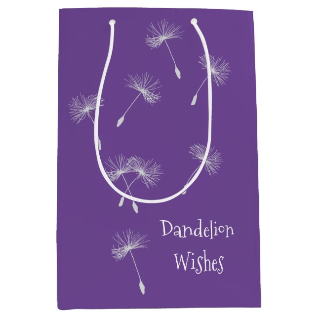 Moyen Dandelion veut design sac cadeau (Devant)