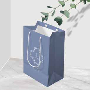 Moyen Élégant sac cadeau Merci Mariage de style français