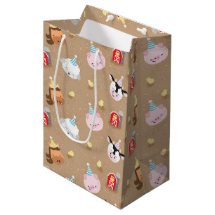 Moyen Farm Friends Anniversaire de fête Sac cadeau