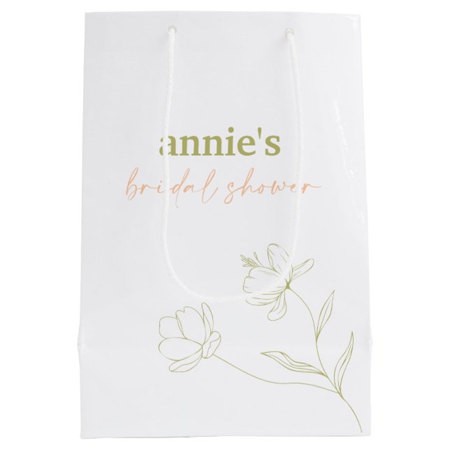 Moyen Fête des mariées rétro Cadeau Favor Sac à bagages  (Dos)