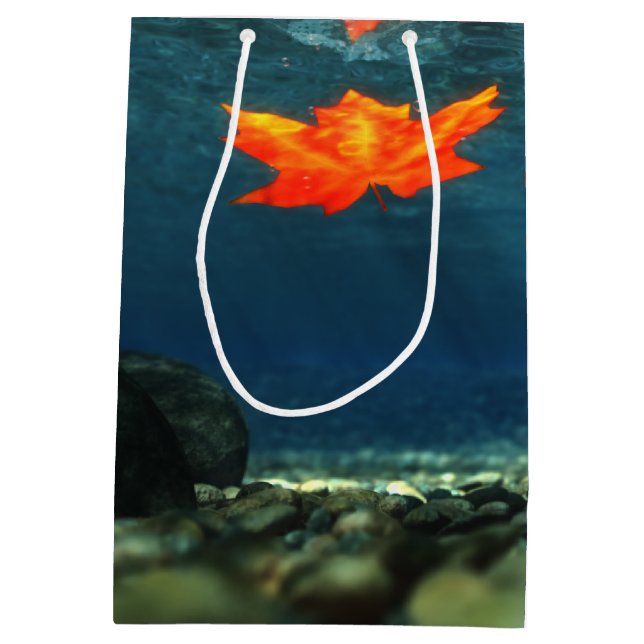 Moyen Flamme dans le sac cadeau à l'eau (Dos)
