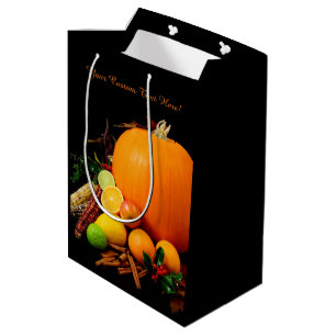 Moyen Halloween Fruits sac cadeau personnalisé