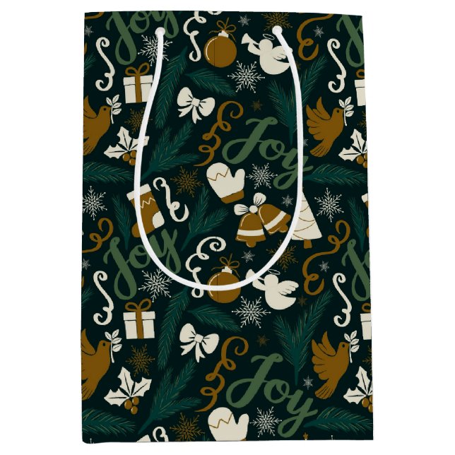 Moyen Joy to the World - Sac cadeau (Devant)