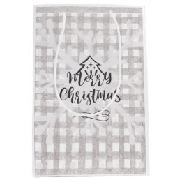 Moyen Joyeux Noël Buffalo chèque cadeau sac