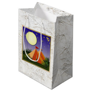 Moyen Judaïque 12 Tribus D'Israël Art Gad Cadeau Sac