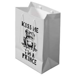 Moyen Kiss Me I'm A Prince Cadeau Sac
