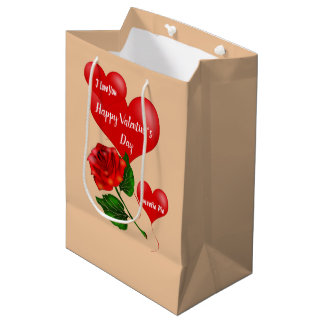 Moyen Le sac cadeau de Valentine
