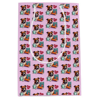 Moyen Livres robustes Sac cadeau café en pivoine