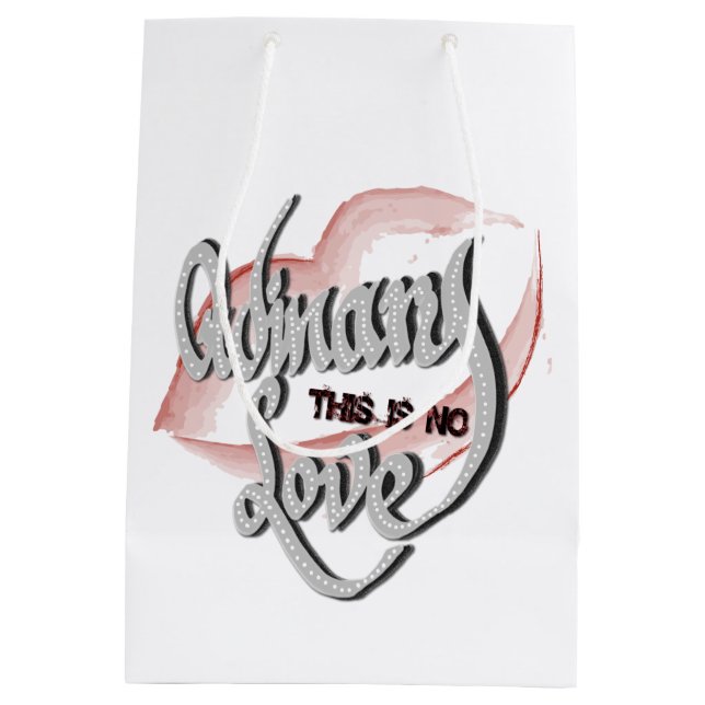 Moyen Pas d'amour ordinaire, sac cadeau (Dos)