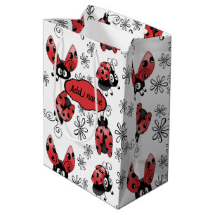 Moyen Poussettes Whimsical Avec Fleurs Petit Sac Cadeau
