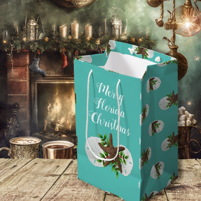 Moyen Sable d'étoiles de mer Dollars Sac cadeau de Noël  (Créateur téléchargé)