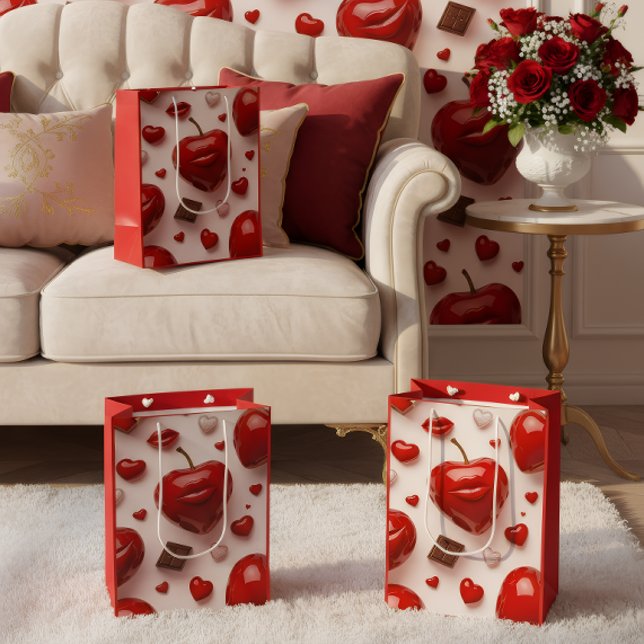 Moyen Sac à Cadeau d'Amour Romantique (Créateur téléchargé)
