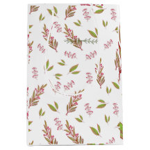 Sac à cadeau floral à fleurs sauvages conçu pour l