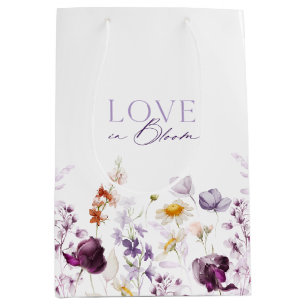 Moyen Sac à cadeau floral Love in Bloom