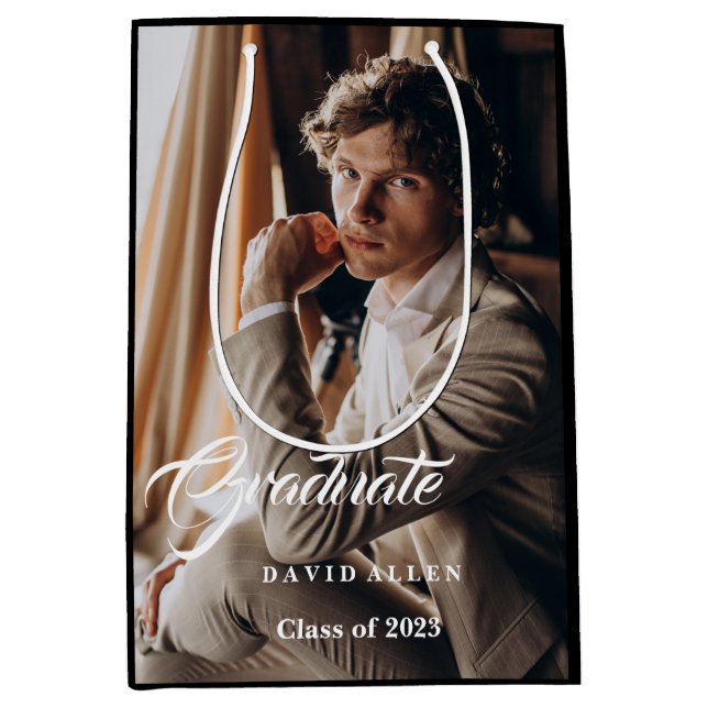 Moyen Sac cadeau aux diplômés (Devant)