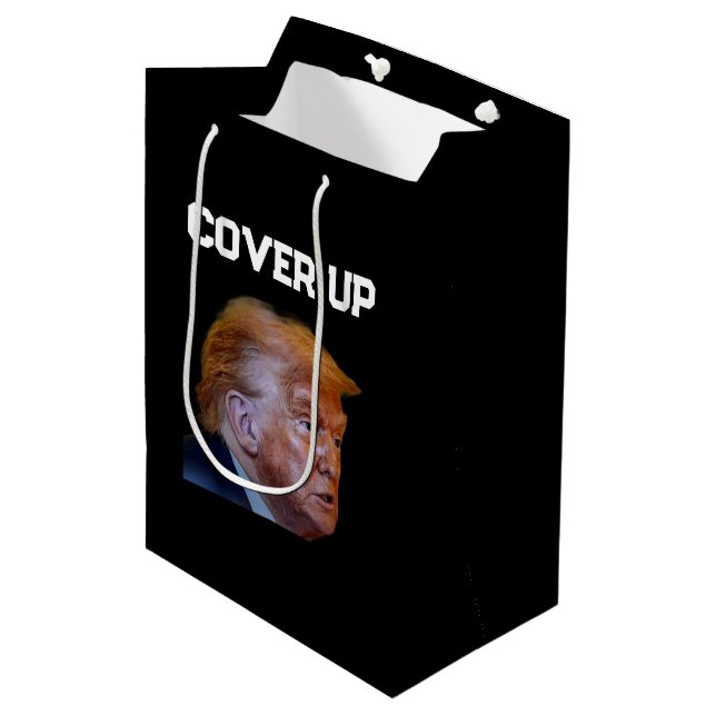 Moyen Sac Cadeau Cache-Misère Trump (Devant Angle)