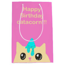 Sac cadeau Catacorn (anniversaire)