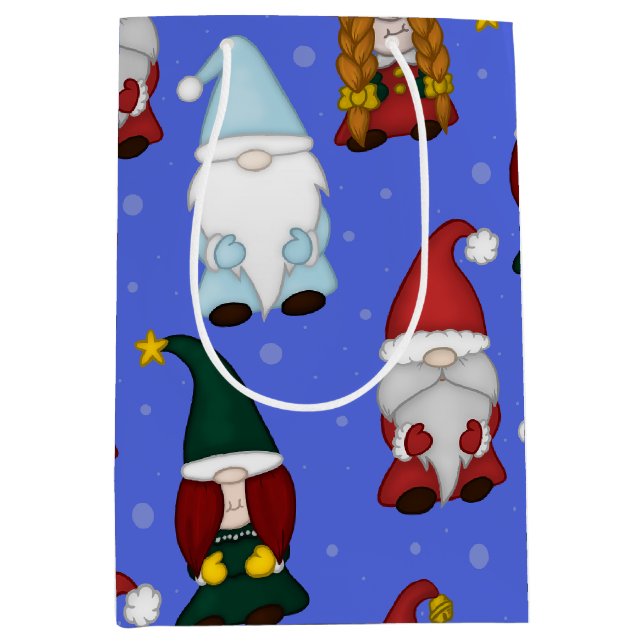 Moyen Sac Cadeau « Chilly Gnomies » (Grand) (Devant)