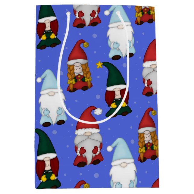 Moyen Sac Cadeau 'Chilly Gnomies (Moyen)' (Devant)