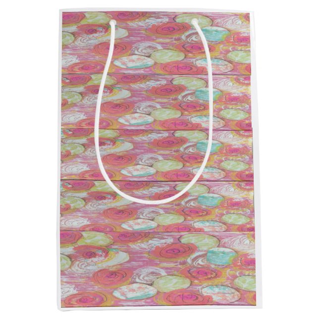 Moyen Sac cadeau coloré (Devant)