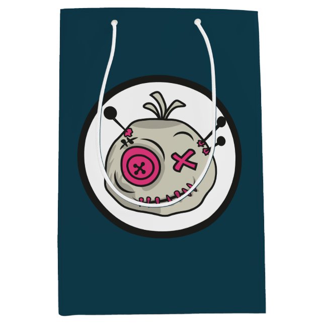 Moyen Sac cadeau de jeton Voodoo - Moyen, brillant (Devant)