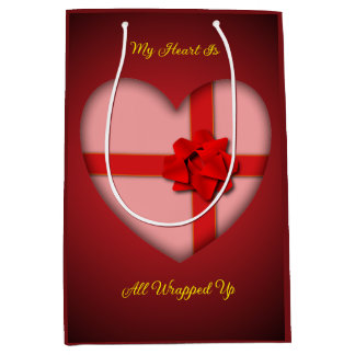 Moyen Sac Cadeau de la Saint-Valentin