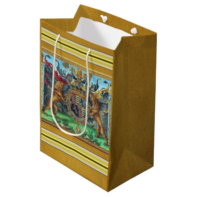 Moyen Sac cadeau de manteau (Devant Angle)