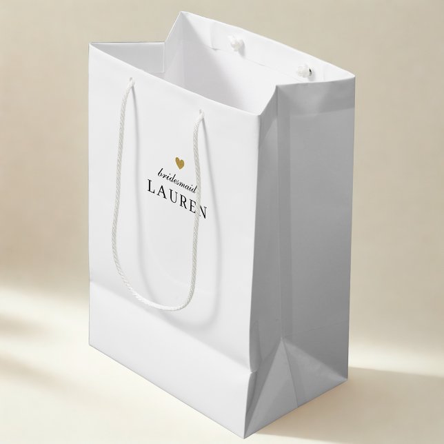 Moyen Sac Cadeau de Proposition Demoiselle d'Honneur à C (Créateur téléchargé)