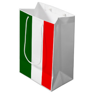 Moyen Sac cadeau design pour drapeaux italiens