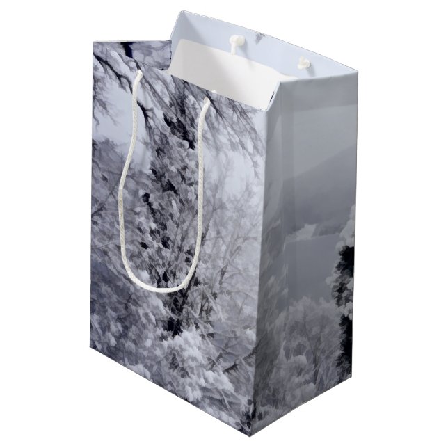 Moyen Sac cadeau du lac Nojiri (Dos Angle)