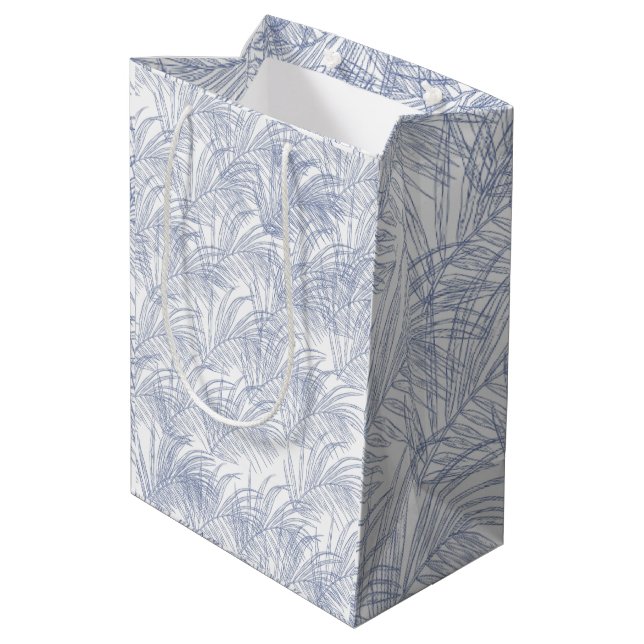 Moyen Sac cadeau en feuille de palmier (Dos Angle)