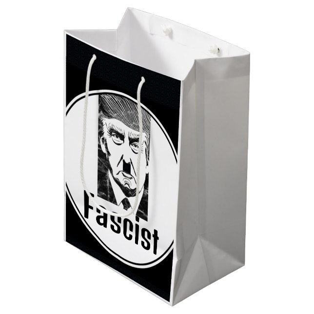 Moyen Sac cadeau fasciste Trump (Devant Angle)