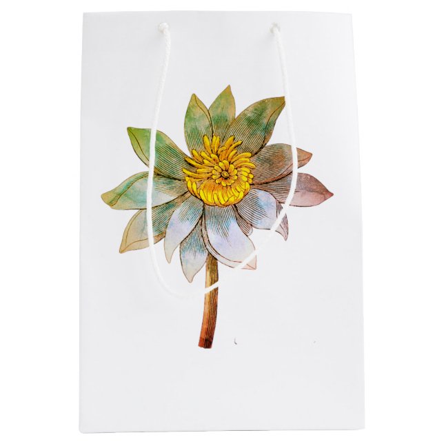 Moyen Sac cadeau FLEUR STYLE DESIGN (Devant)