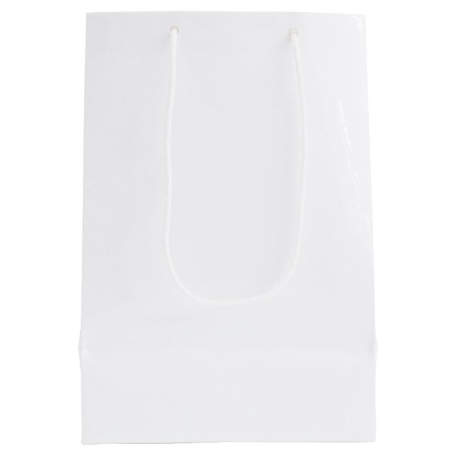 Moyen Sac cadeau floral (Dos)