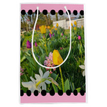 Sac cadeau Floral personnalisé