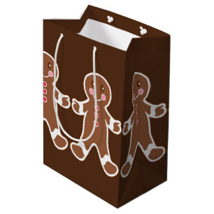 Moyen Sac Cadeau Garçons Pain d'Épice au Chocolat