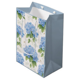 Moyen Sac Cadeau Hydrangea Bleu | Botanique
