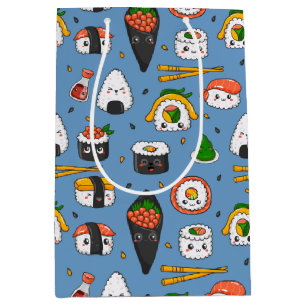 Moyen Sac cadeau Kawaii Sushi