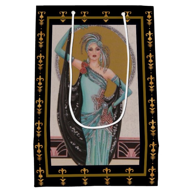 Moyen Sac Cadeau La Flapper (Dos)