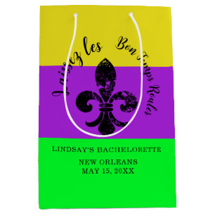 Moyen Sac cadeau Mardi Gras Bachelorette