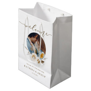 Moyen Sac cadeau Merci mariage de bienvenue